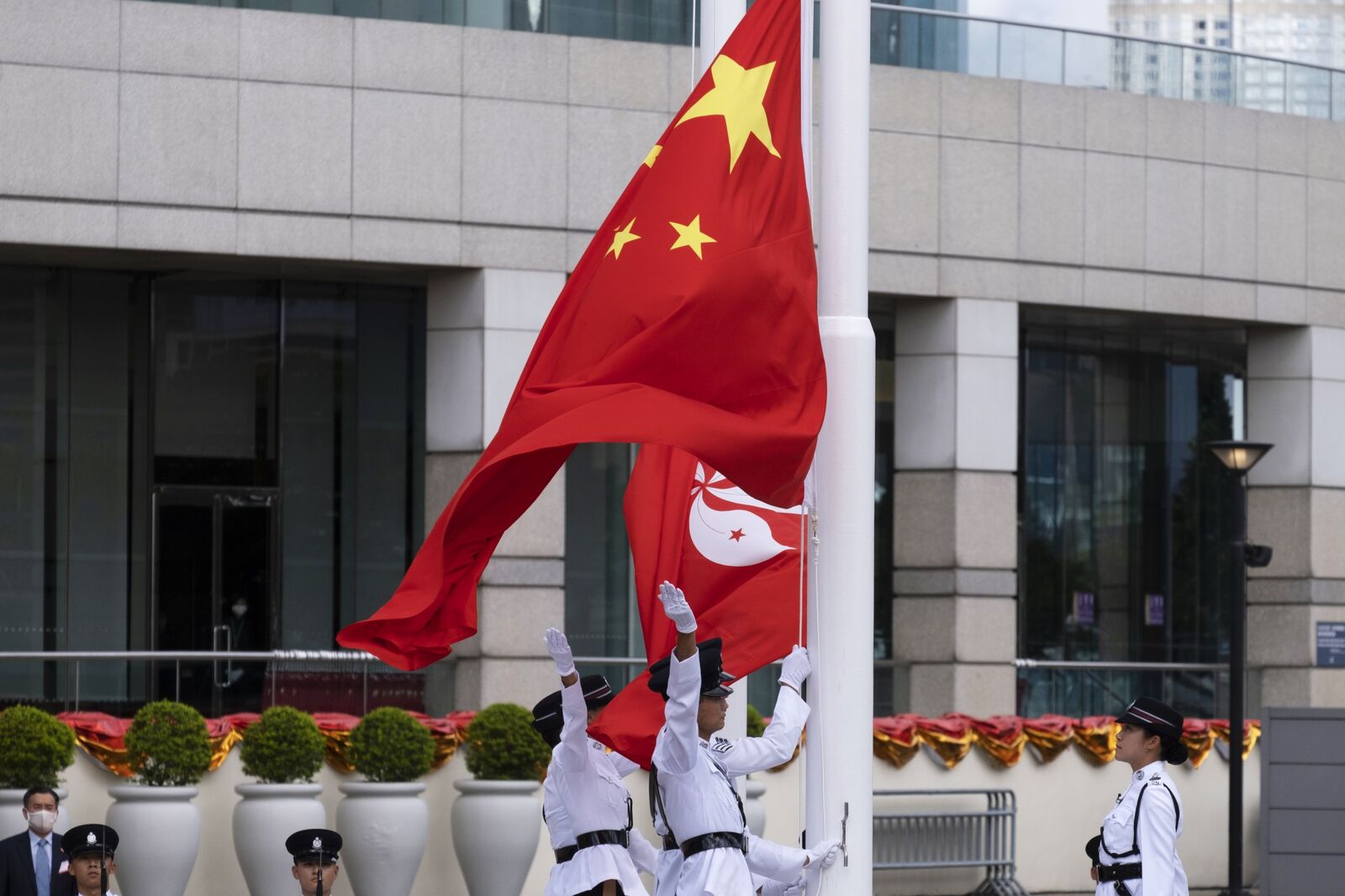 Hong Kong Marks 23rd Anniversary of City's Return To Chinese Rule