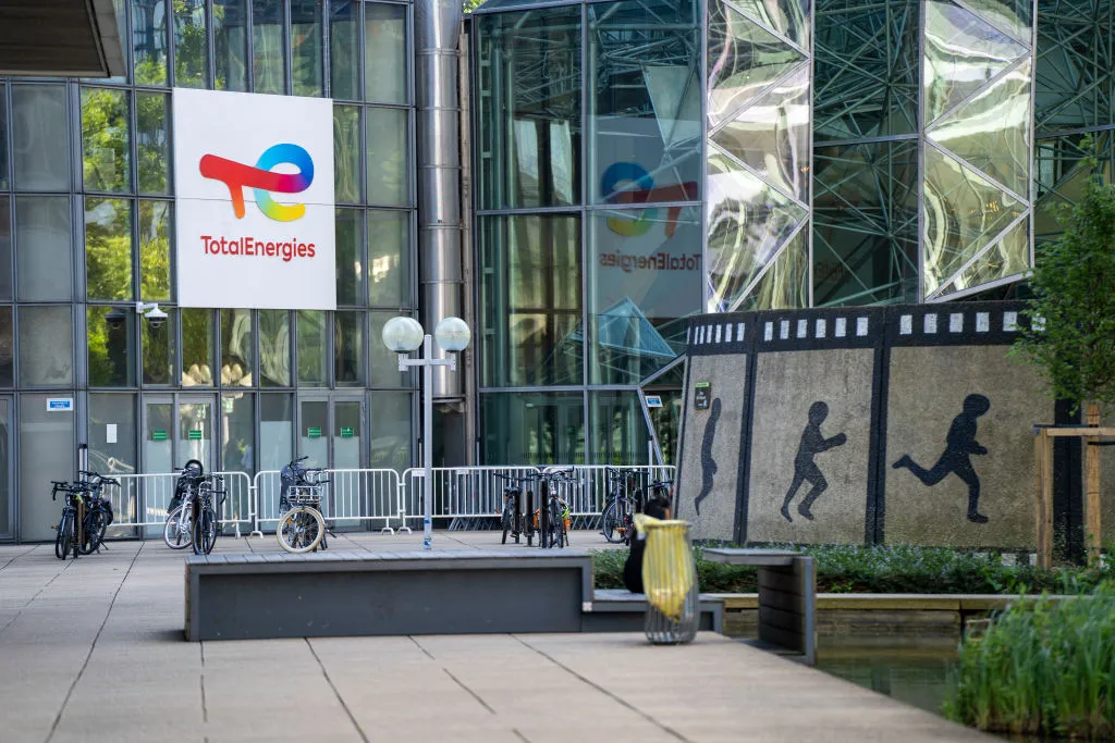 TotalEnergies offices in the La Defense business district,&nbsp;Paris.
