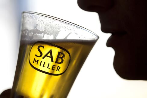 SABMiller’s Quarterly Sales Beat Estimates on Africa, Asia Gains