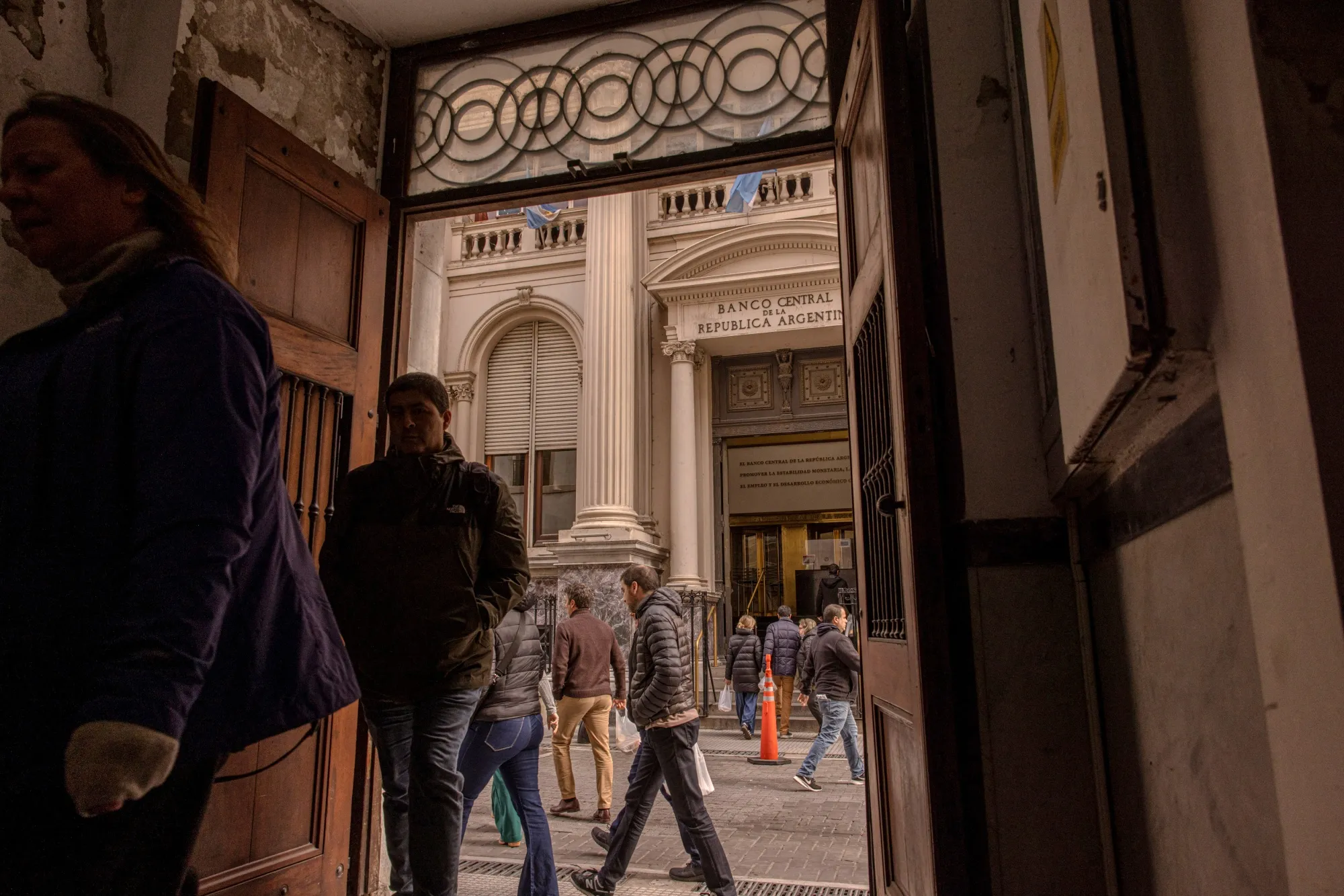 The Central Bank of Argentina in Buenos Aires.