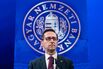 Hungary's Central Bank Governor Mihaly Varga Holds First Policy Meeting 