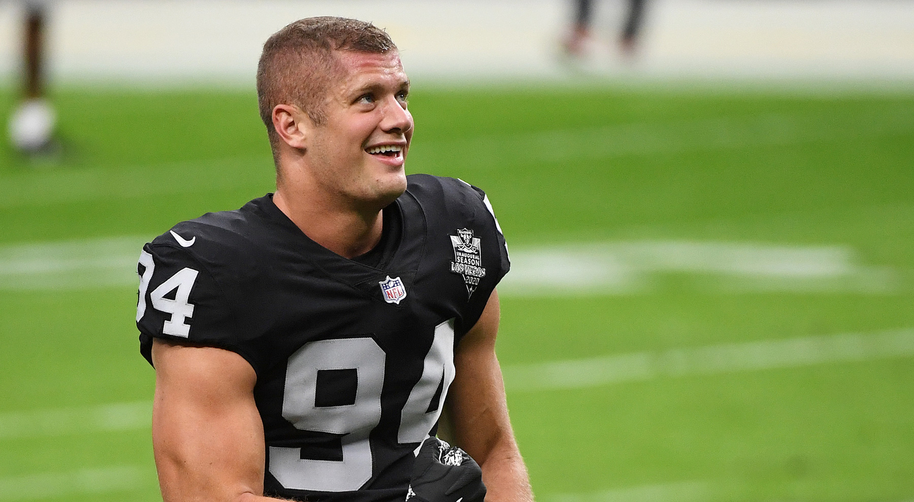 Carl Nassib reflects on publicly coming out on social media, hopes for fall  NFL season - Good Morning America