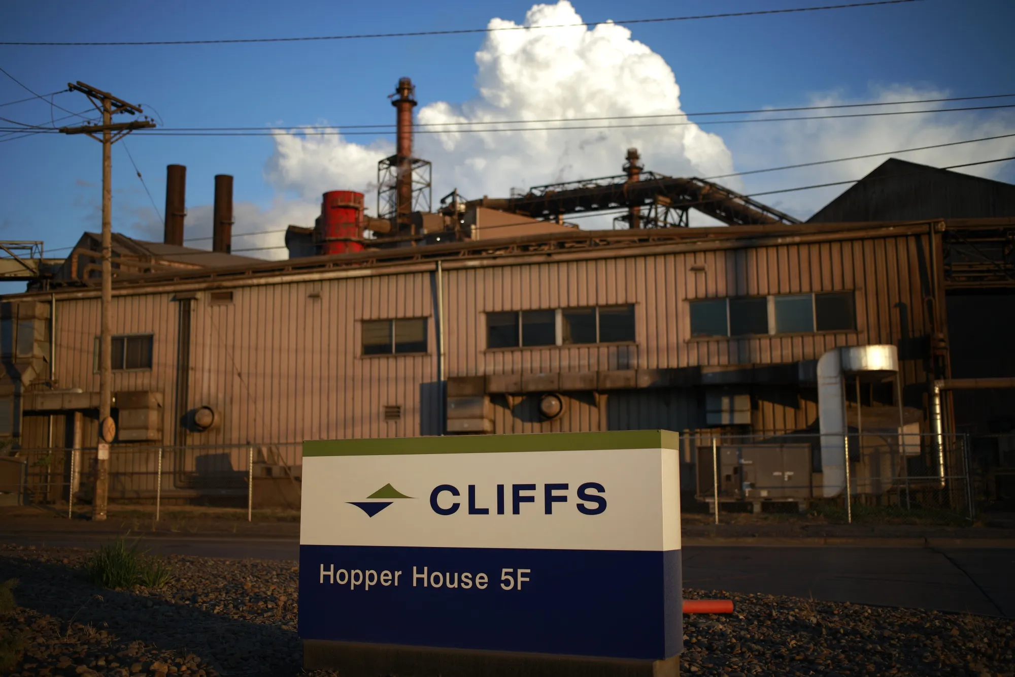 The Cleveland-Cliffs Inc. steel mill in Cleveland, Ohio.