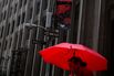 markets red wall street nyse umbrella