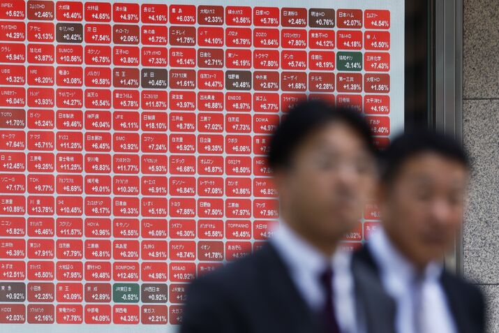 Japan Stock Boards as Asia Traders Brace for Swings