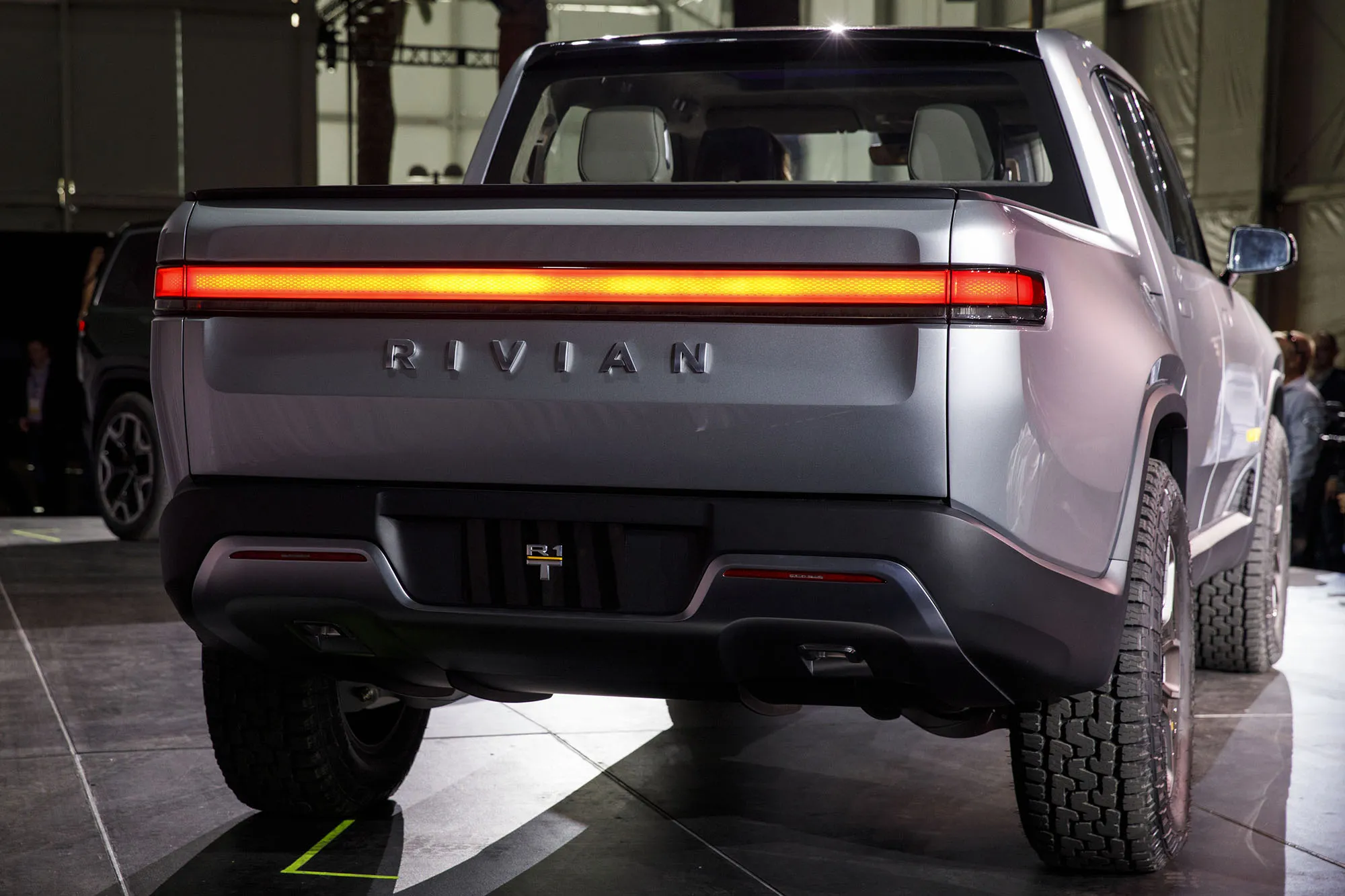 Rivian Automotive R1T electric pickup truck.