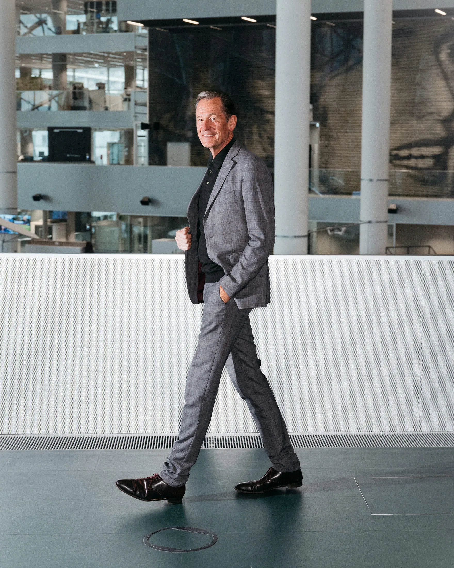 CEO Mathias Döpfner at the Axel Springer building in Berlin.