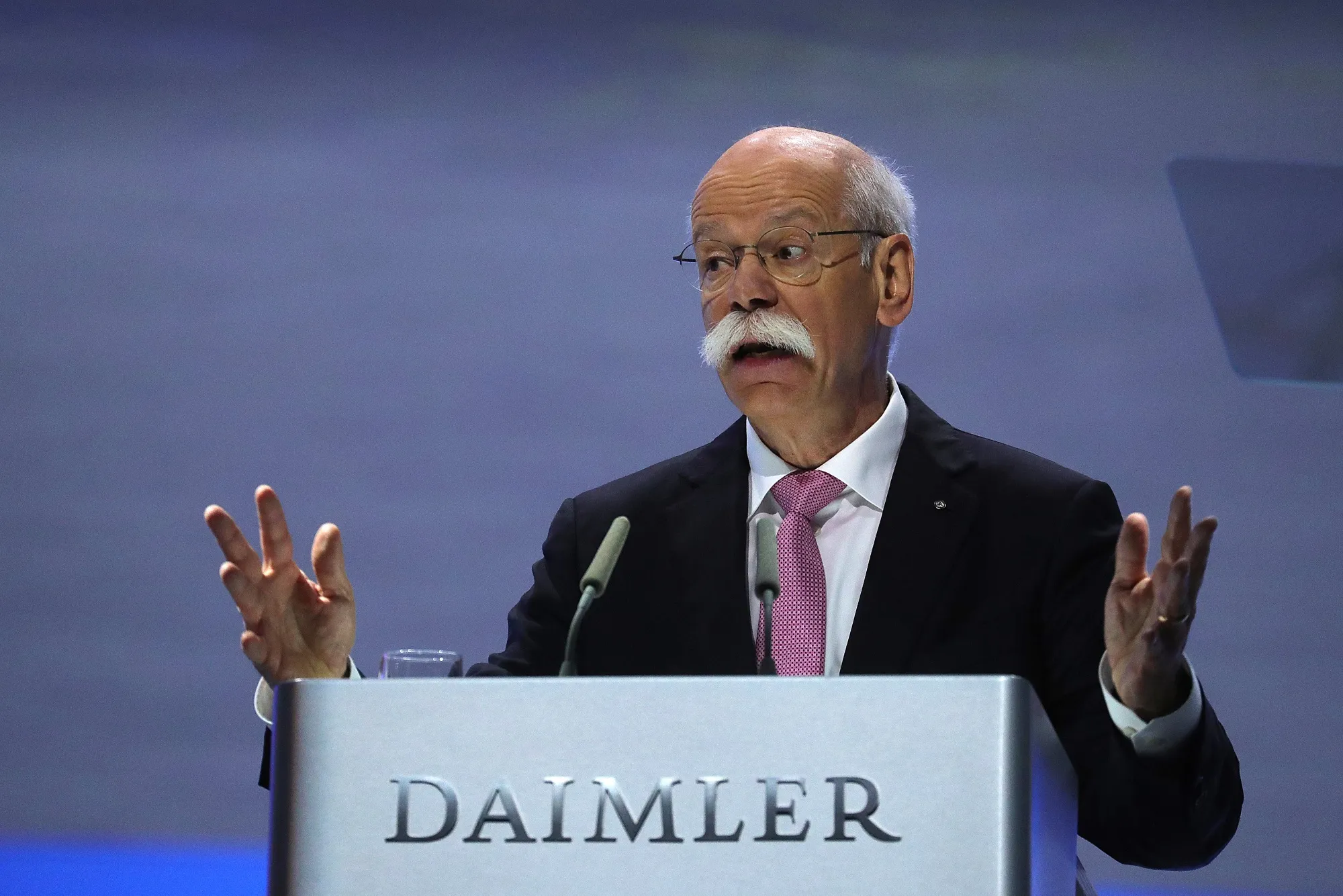Dieter Zetsche, outgoing chief executive officer of Daimler AG