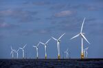 Offshore wind turbines near Great Yarmouth, U.K.
