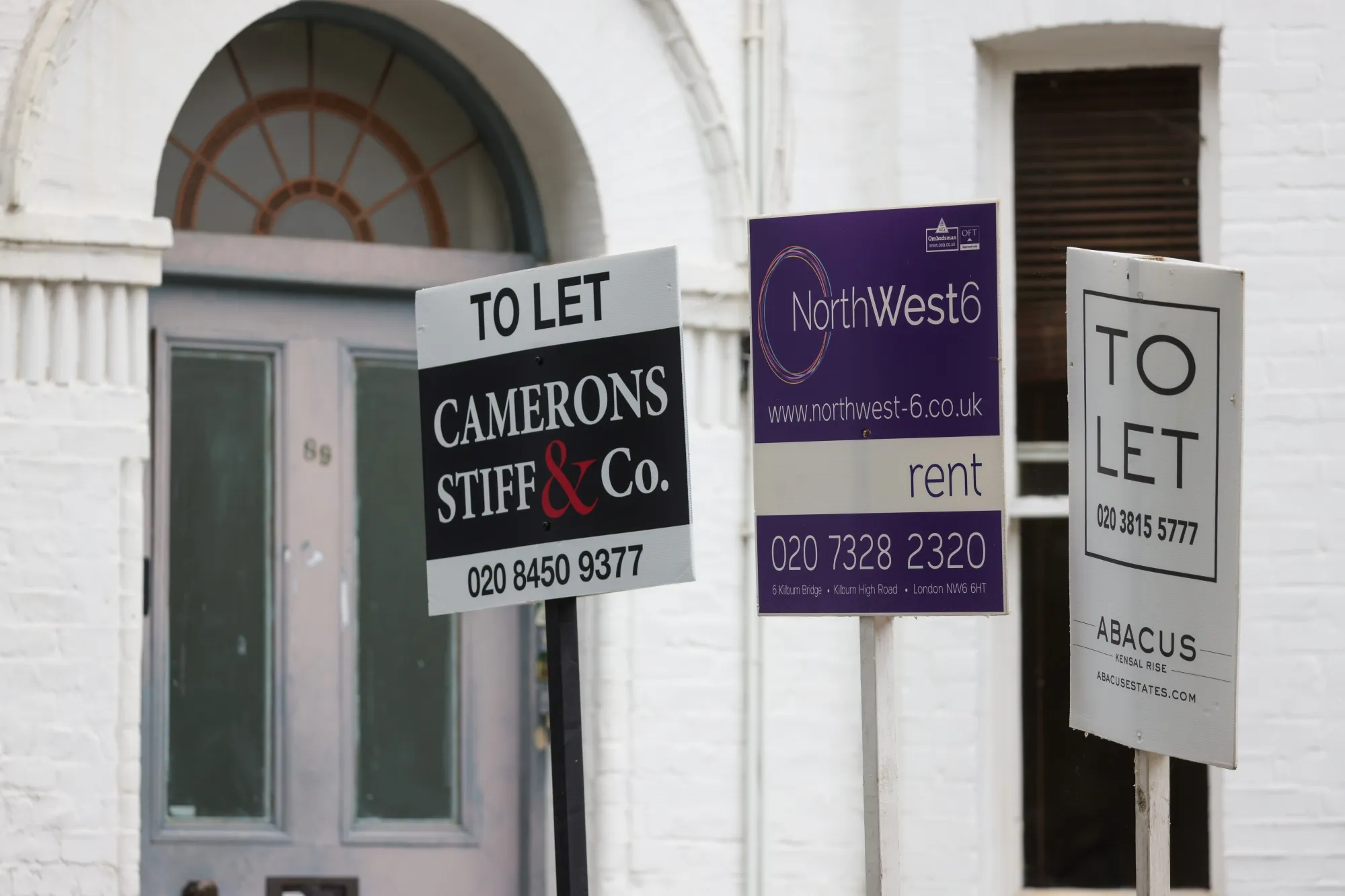 Residential property rental advertisements in the UK.