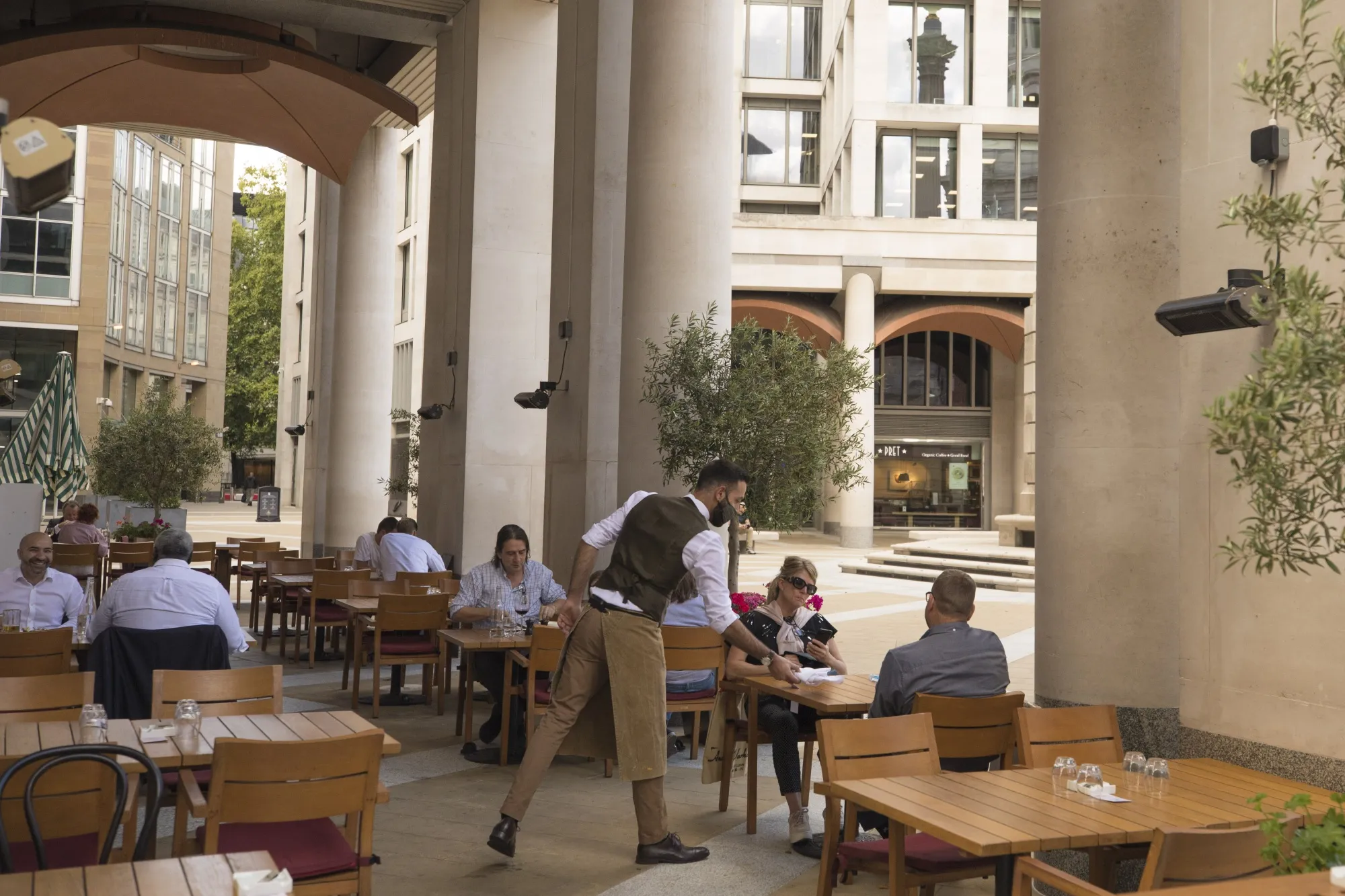 From Thursday, hospitality venues across England will be required to close by 10 p.m. and to limit transactions to table service