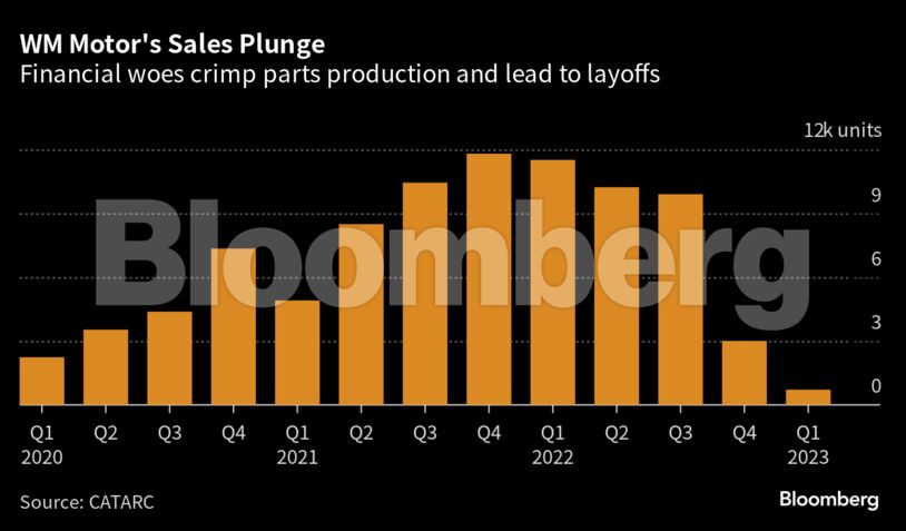 WM Motor's Sales Plunge | Financial woes crimp parts production and lead to layoffs