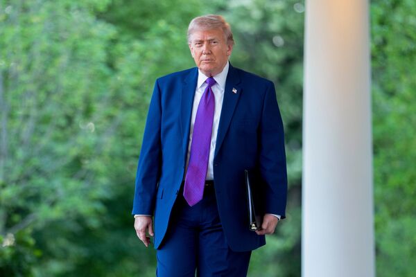 President Trump Hosts Law Enforcement Leaders Dinner In The Rose Garden