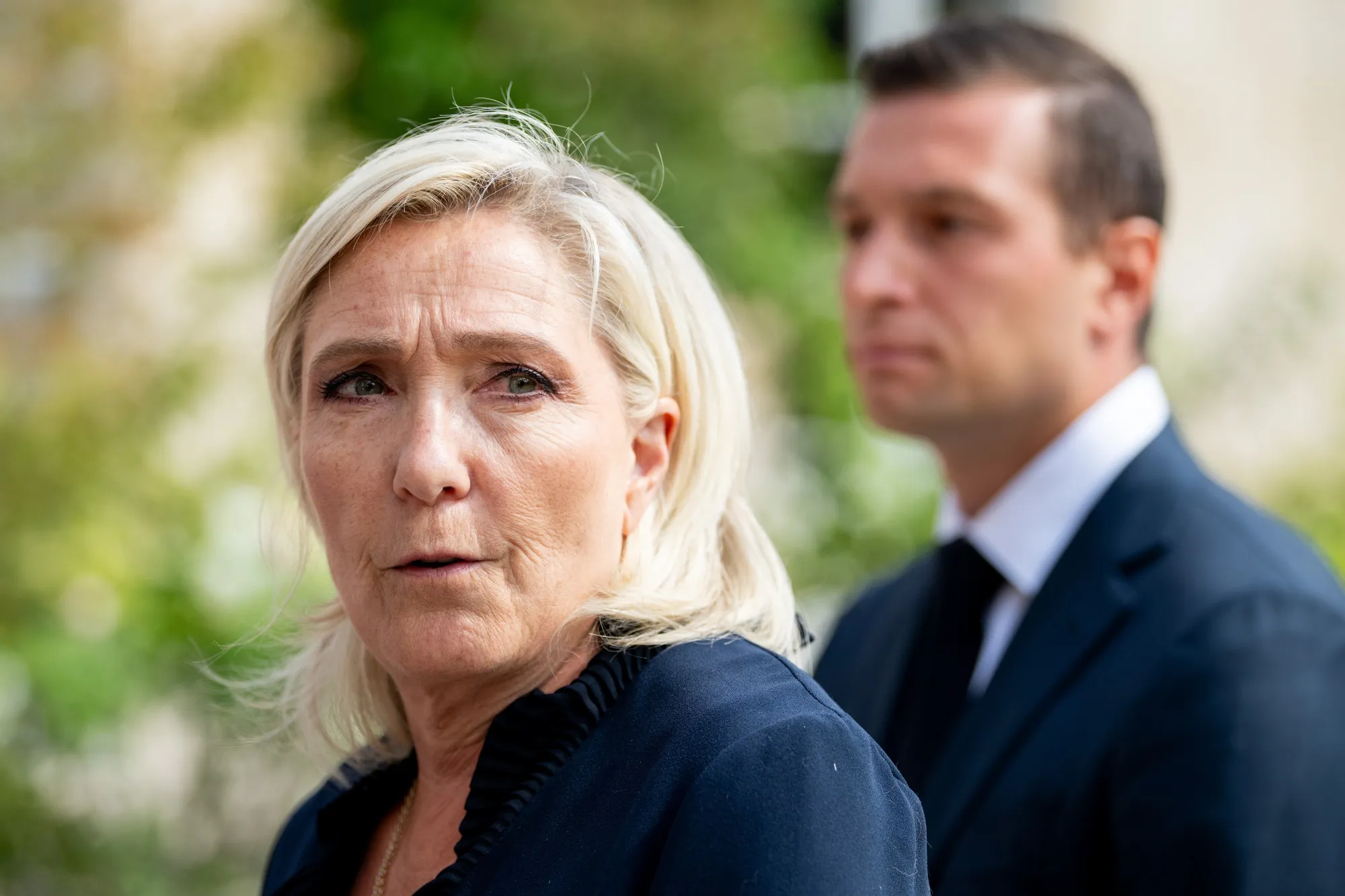 Marine Le Pen and Jordan Bardella