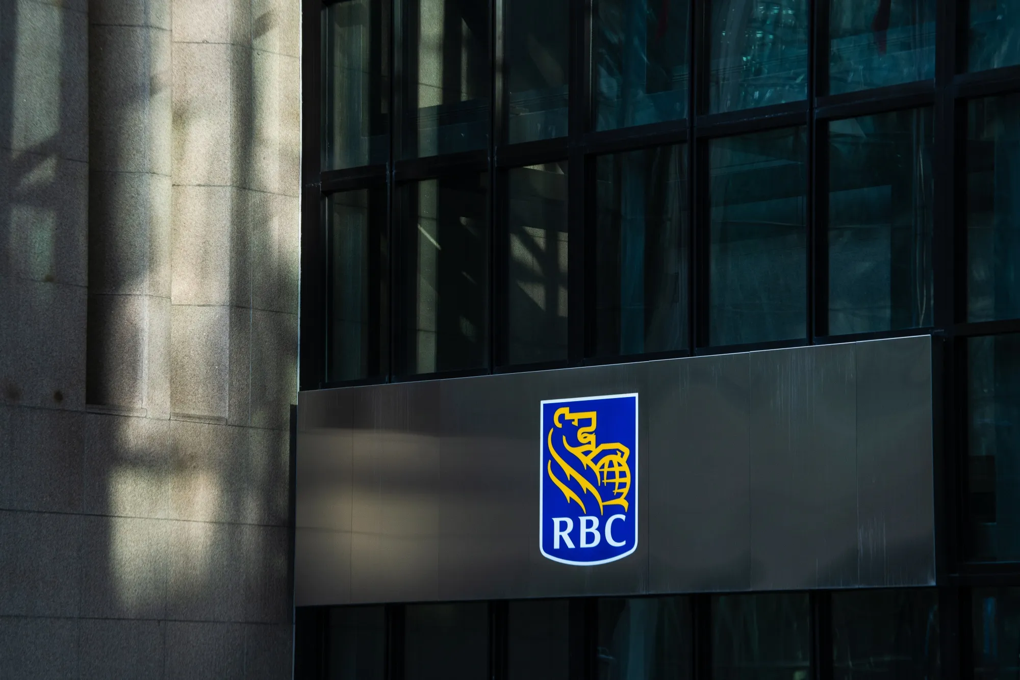 The Royal Bank of Canada (RBC) headquarters in the financial district of Toronto, Ontario, Canada.