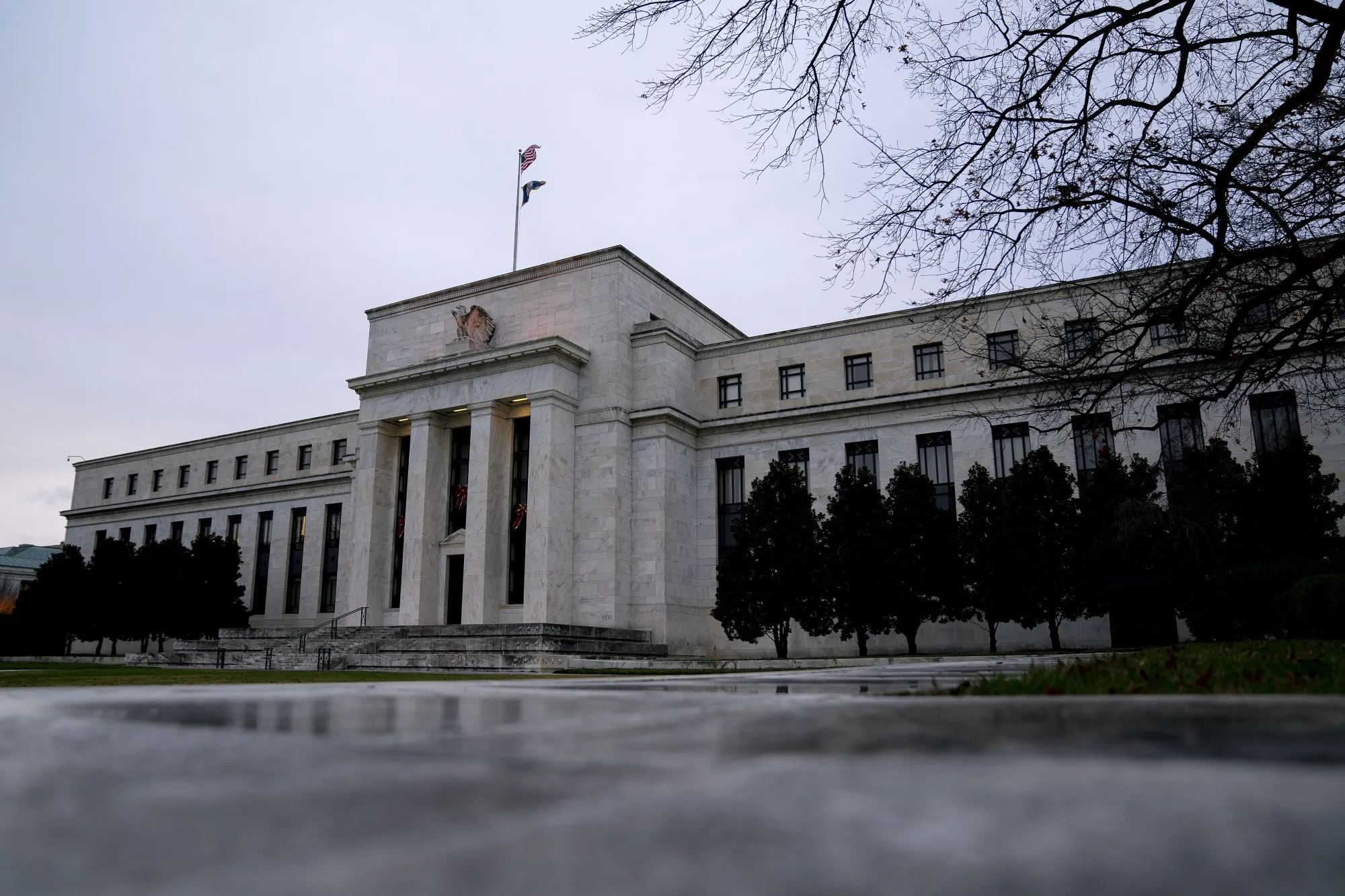 The Federal Reserve building in Washington, D.C., U.S.