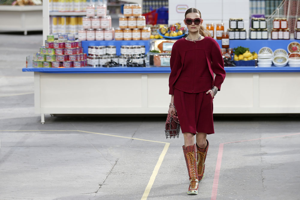 Harper's Bazaar - At Paris Fashion Week, Karl Lagerfeld staged the chicest  supermarket ever at CHANEL