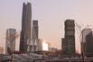 The Riyadh skyline.