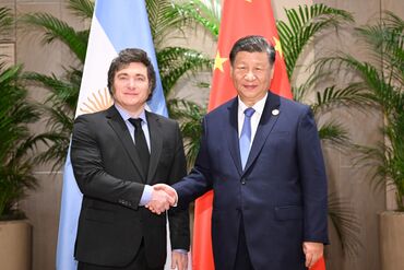 BRAZIL-RIO DE JANEIRO-CHINA-XI JINPING-ARGENTINE PRESIDENT-MEETING