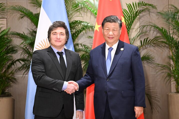 BRAZIL-RIO DE JANEIRO-CHINA-XI JINPING-ARGENTINE PRESIDENT-MEETING