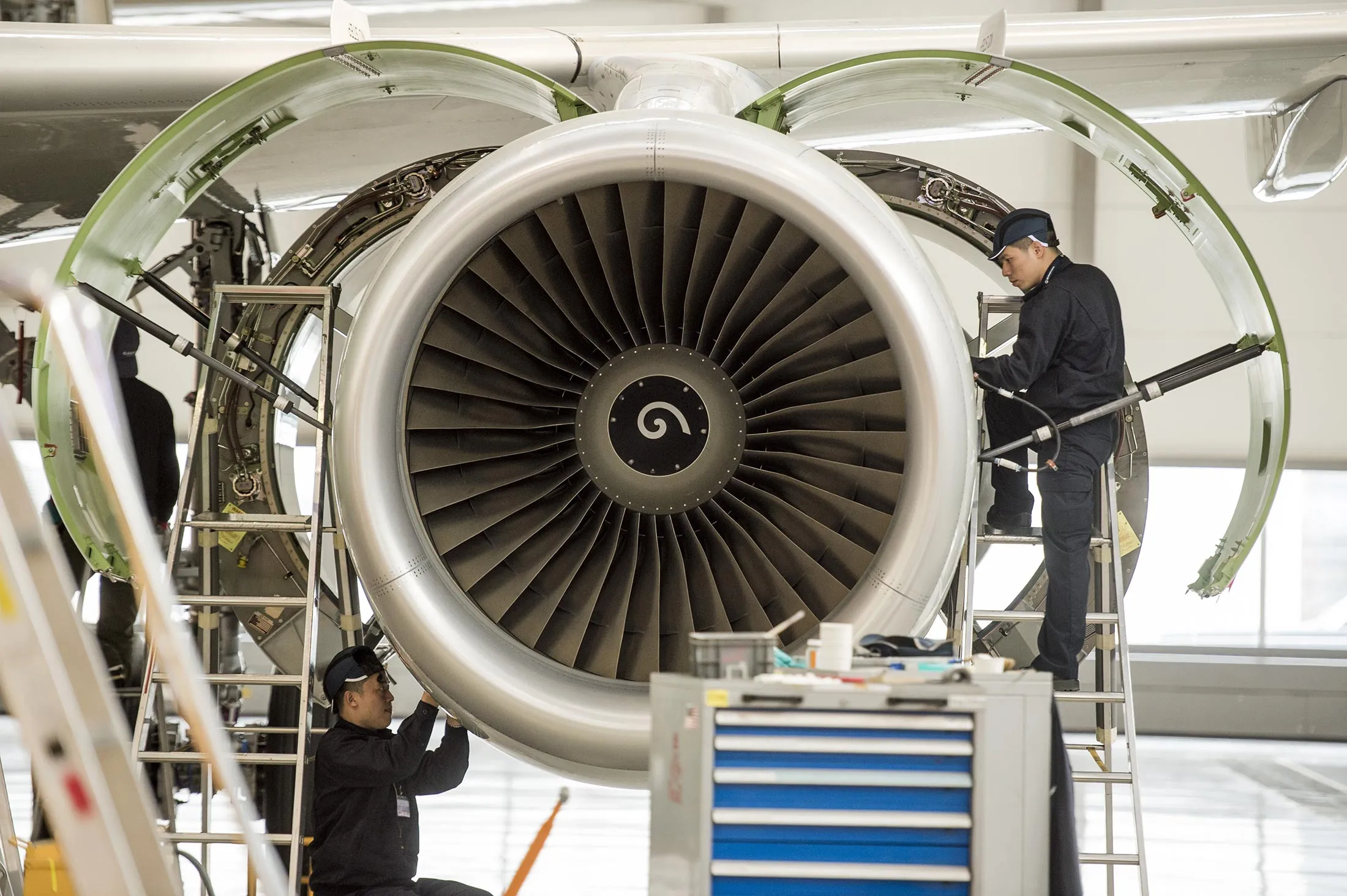An Airbus factory in Tianjin, China on Jan. 29, 2015.
