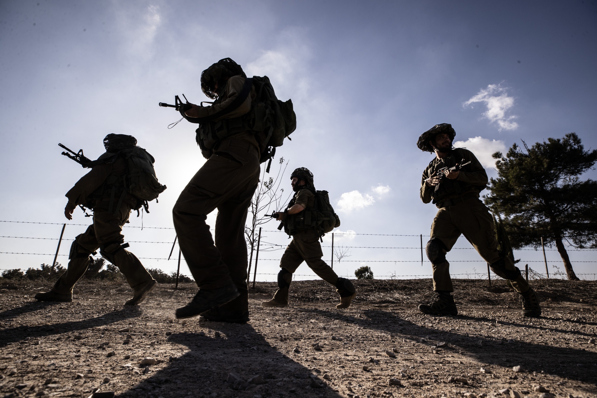 Israeli military mobility near the Gaza border
