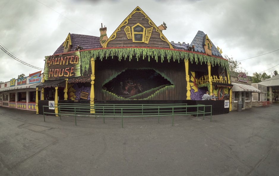 A haunted attraction in Camden Park, near Huntington, West Virginia.