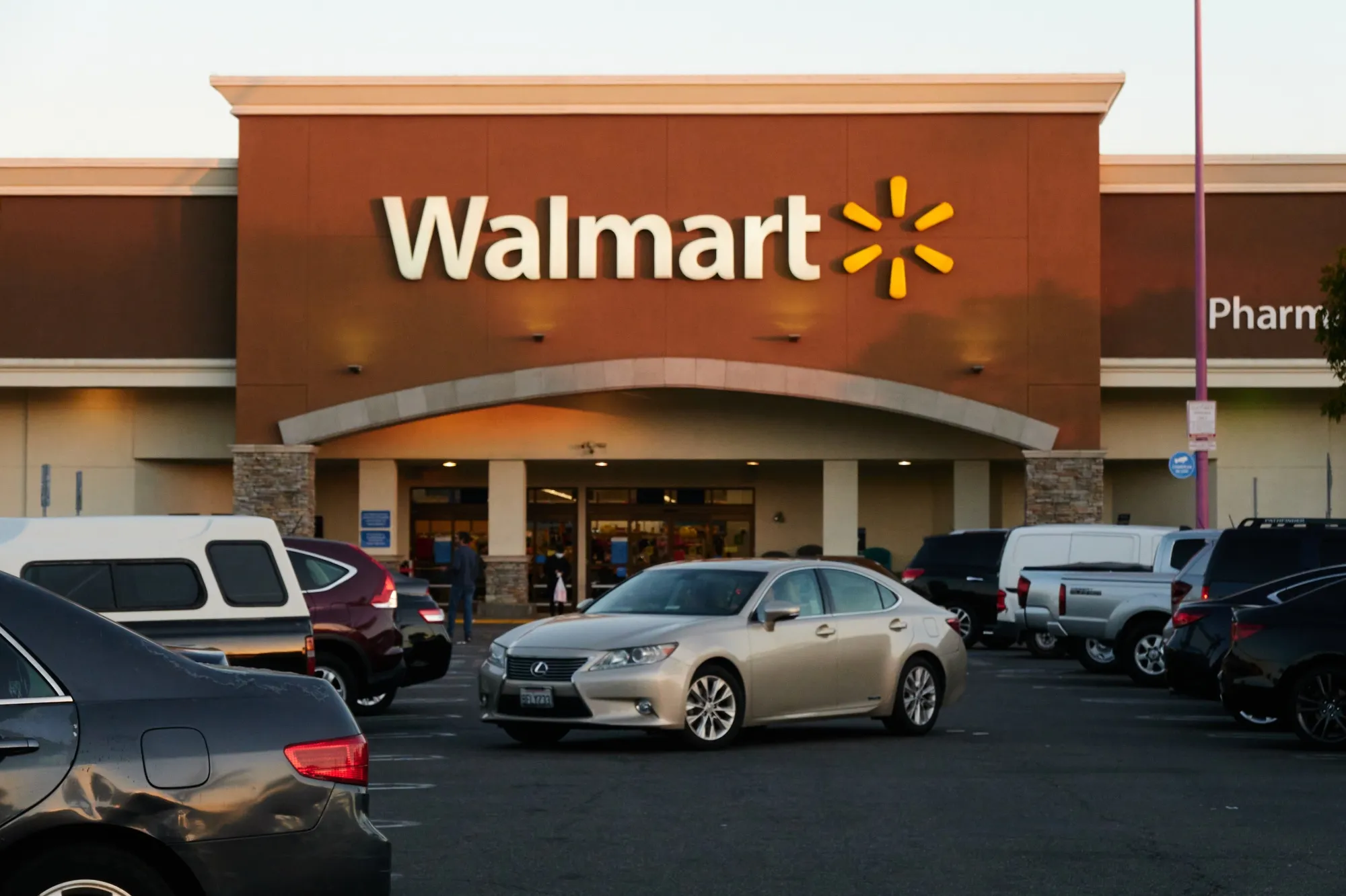 A Walmart store.