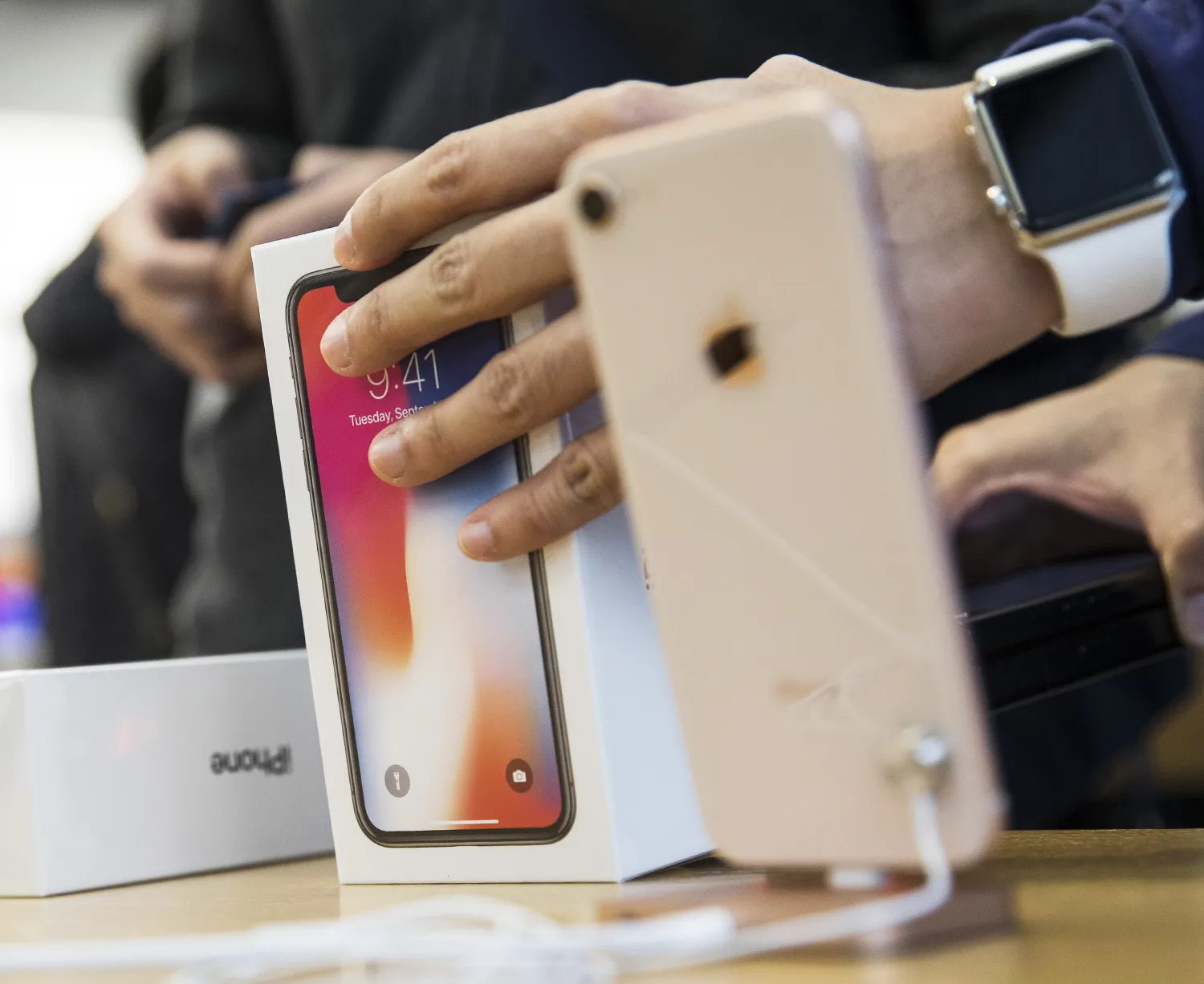 Apple Inc.'s iPhone X Arrives in Stores