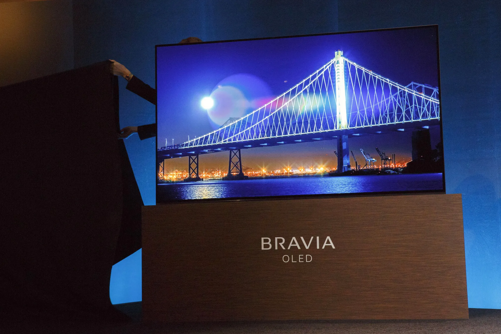 A Sony Bravia TV.