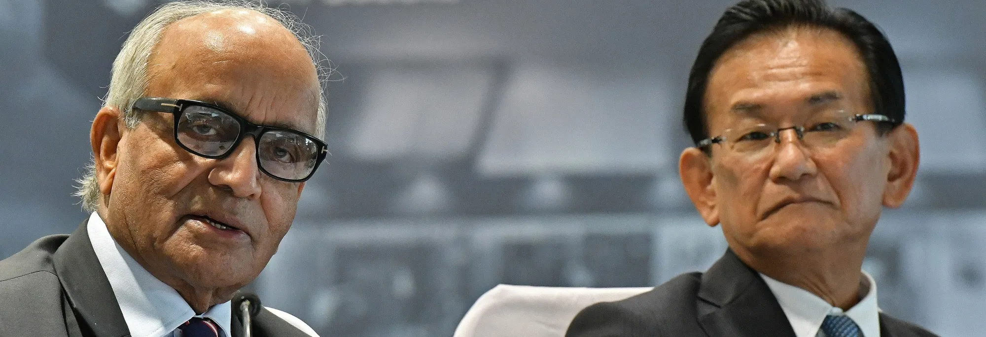 Maruti Suzuki India Ltd. Chairman R.C. Bhargava Attends The Automaker's Second-Quarter Earnings News Conference