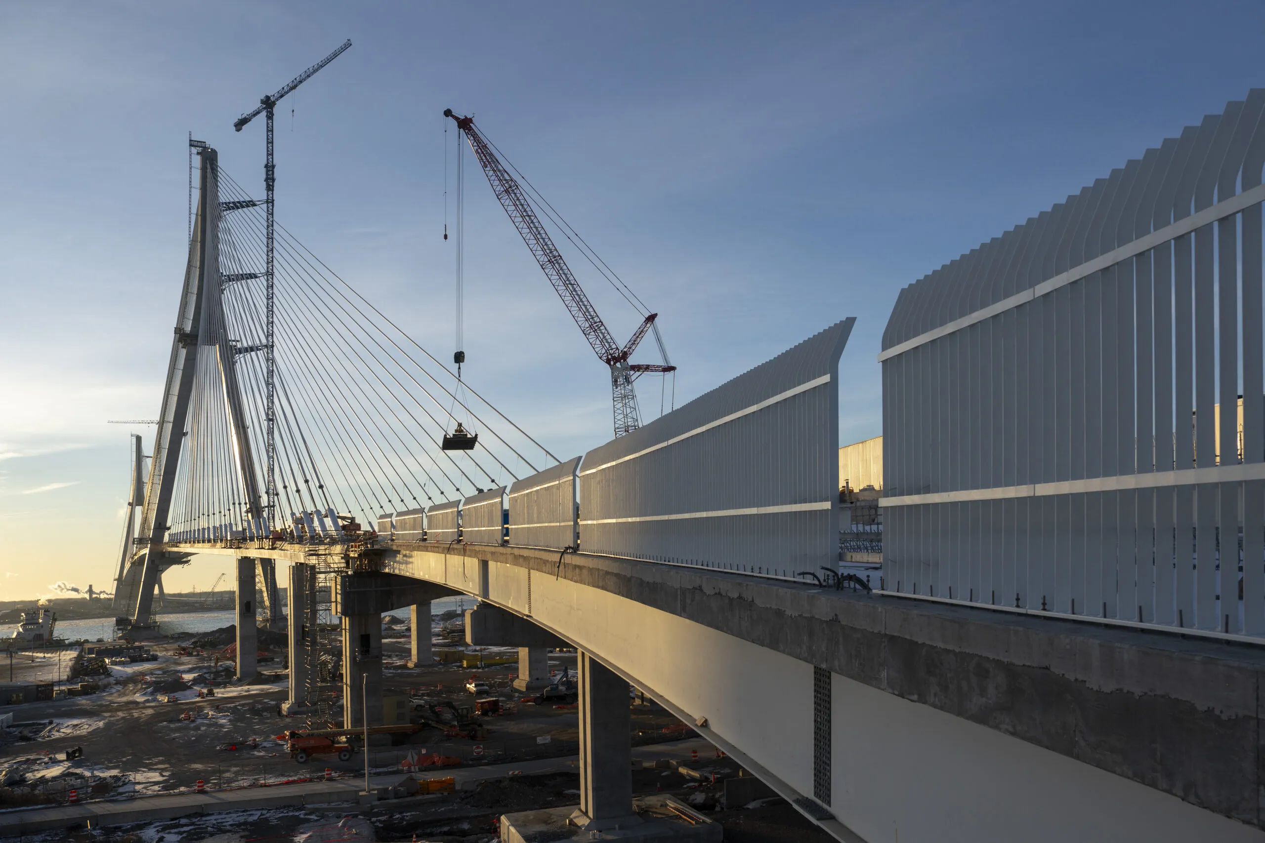 Work on the&nbsp;Gordie Howe International Bridge is expected to finish this year. Financed entirely by the Canadian government, the new border crossing is eagerly awaited in both Detroit and Windsor, Ontario.&nbsp;