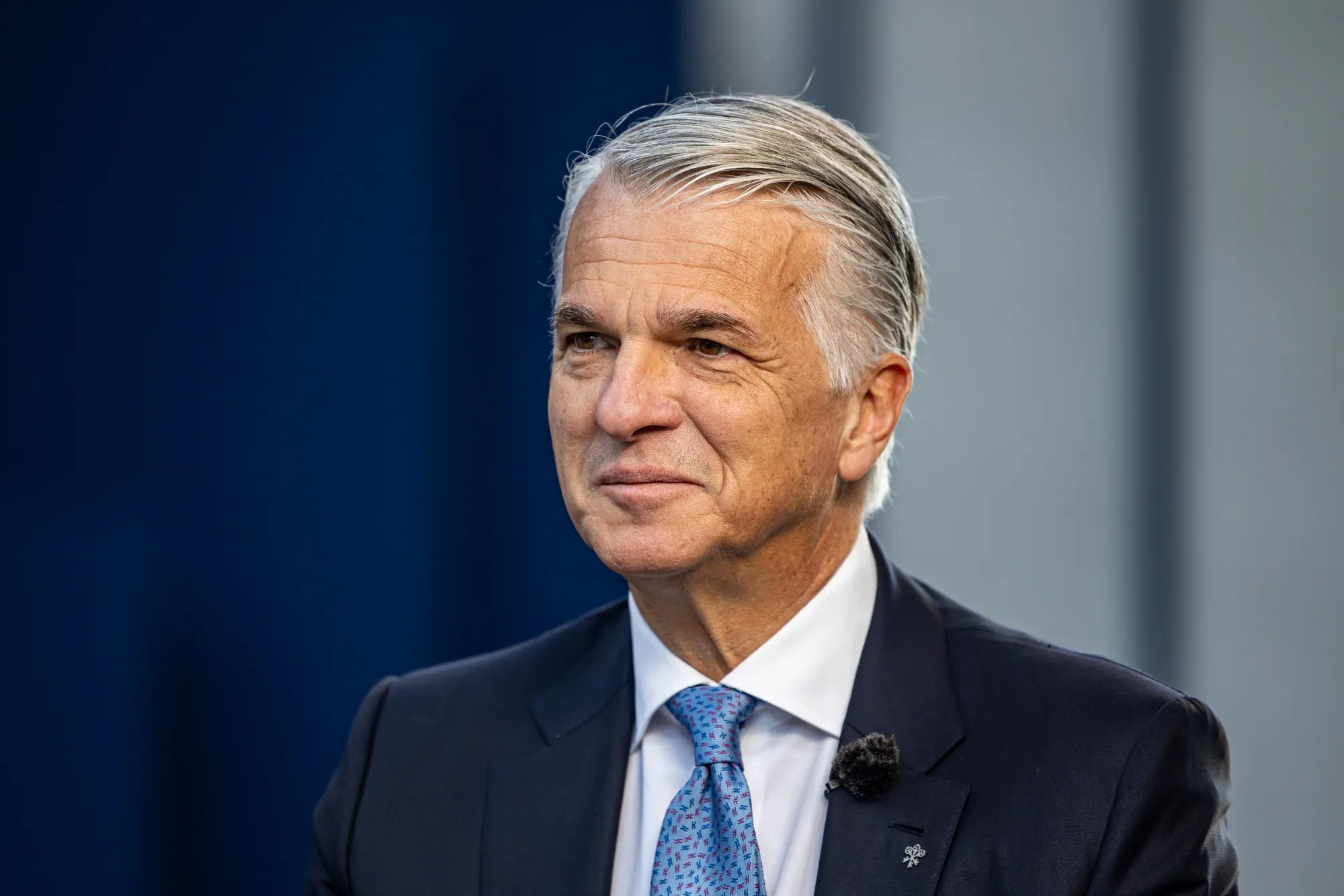 Sergio Ermotti&nbsp;in Abu Dhabi on Dec. 9.