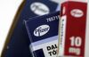 The Pfizer Inc. logo sits on boxes of tablets on a pharmacy counter in this arranged photograph in London, U.K., on Thursday, Dec. 29, 2016.