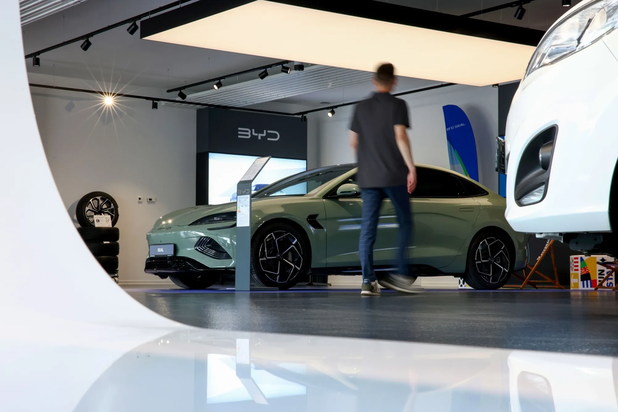 A BYD showroom in Berlin.