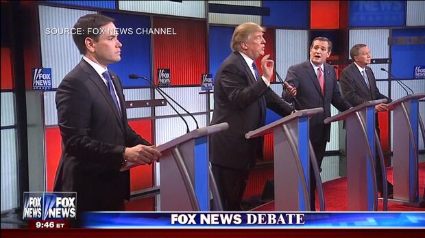 Trump defends his manhood after Rubio's 'small hands' comment - video, US  news