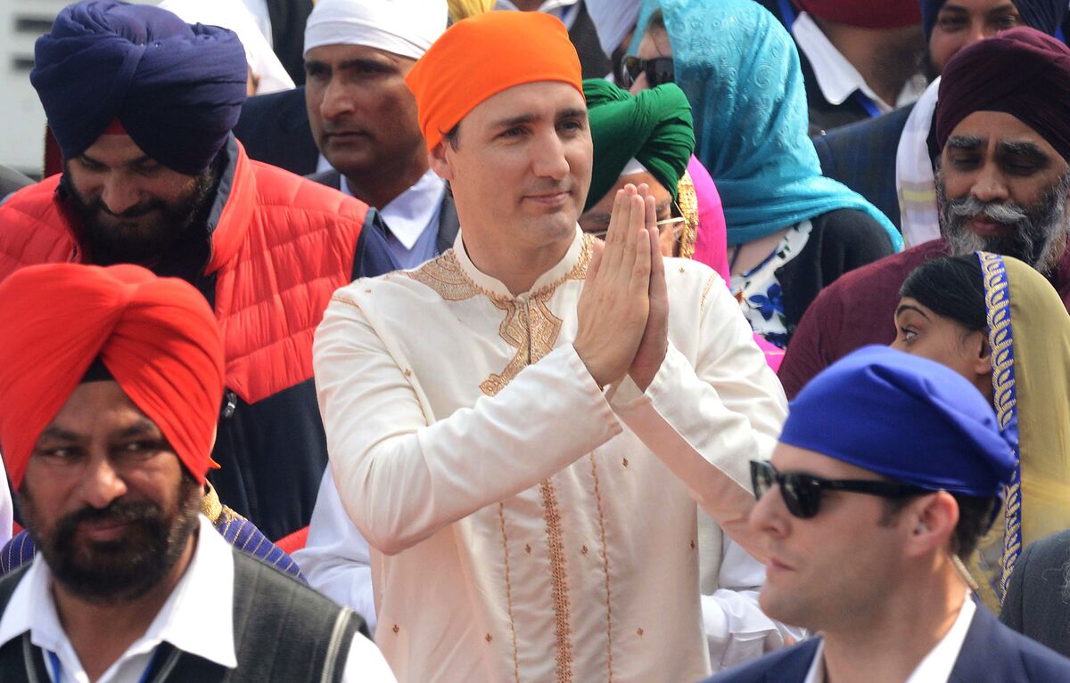 Foreign Woes Haunt Trudeau at Home After Debacle in New Delhi - Bloomberg