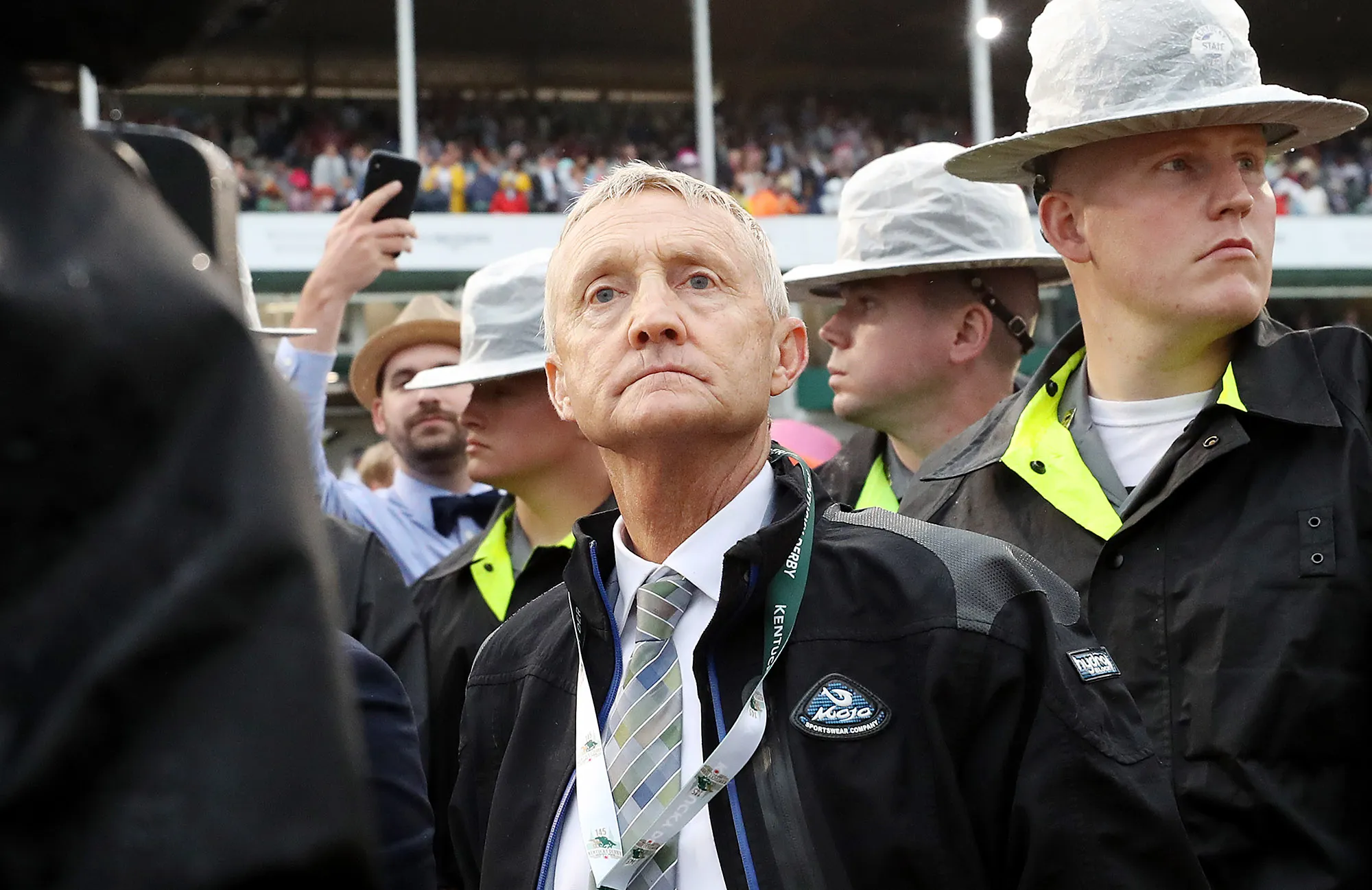 Jason Servis, center, in 2019.