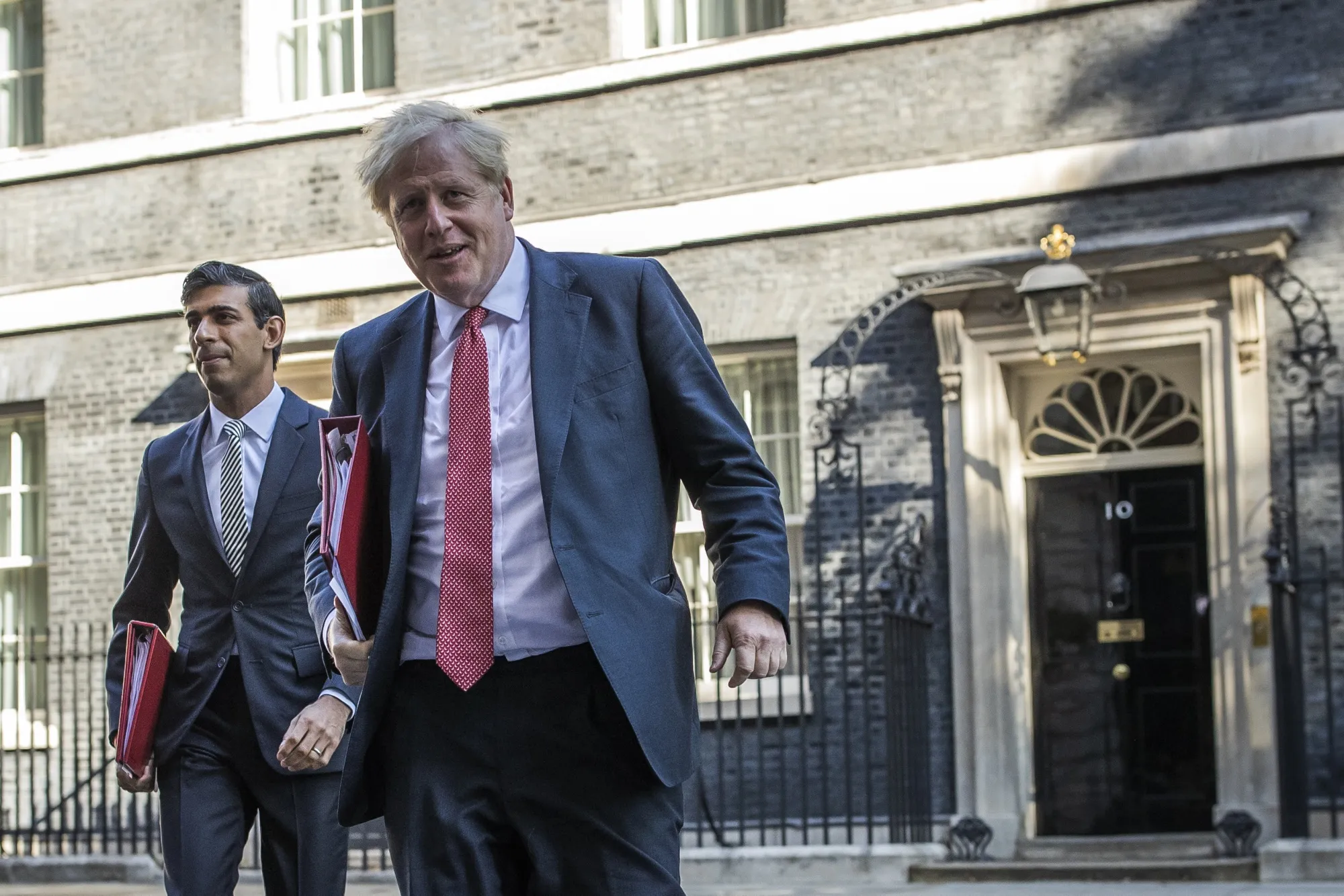 Sunak and Johnson in Sept. 2020.