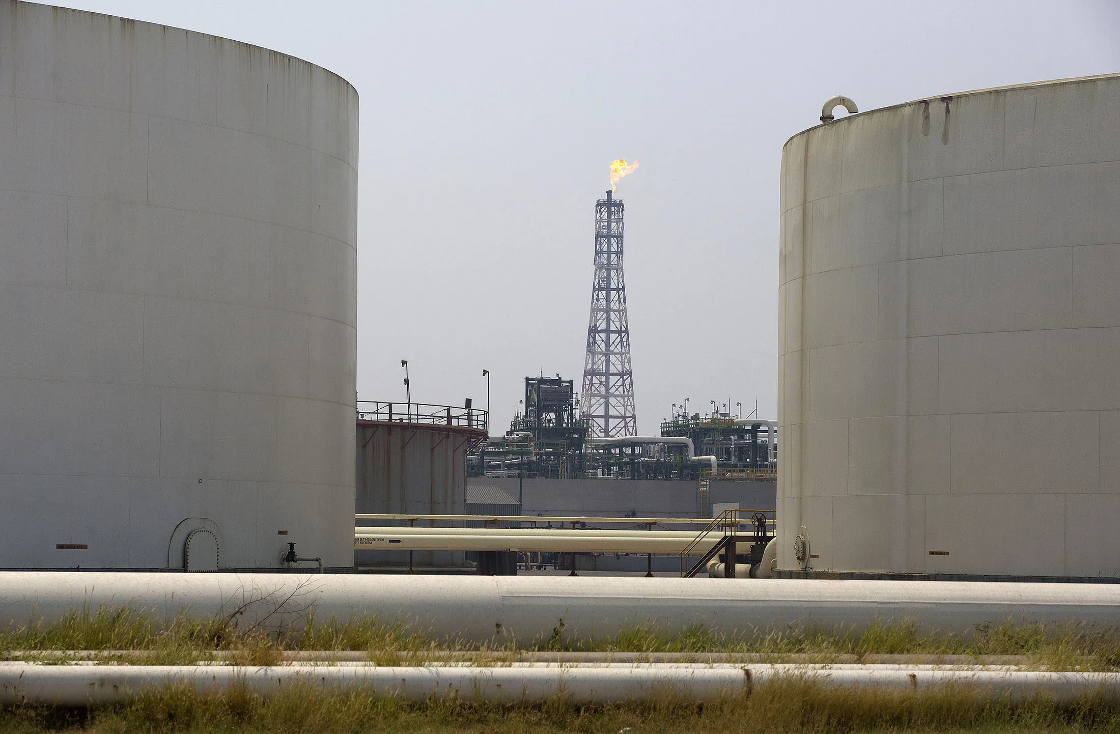 The Petroleos Mexicanos (PEMEX) Antonio Dovali Jaime refinery in Salina Cruz, Mexico, on May 26, 2016.
