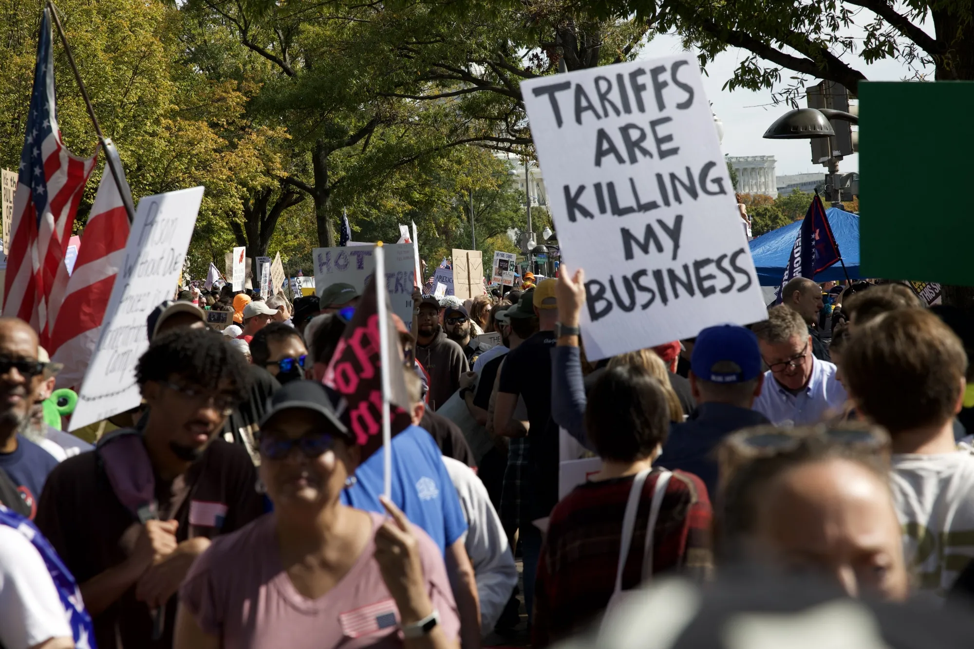The tariff crunch.