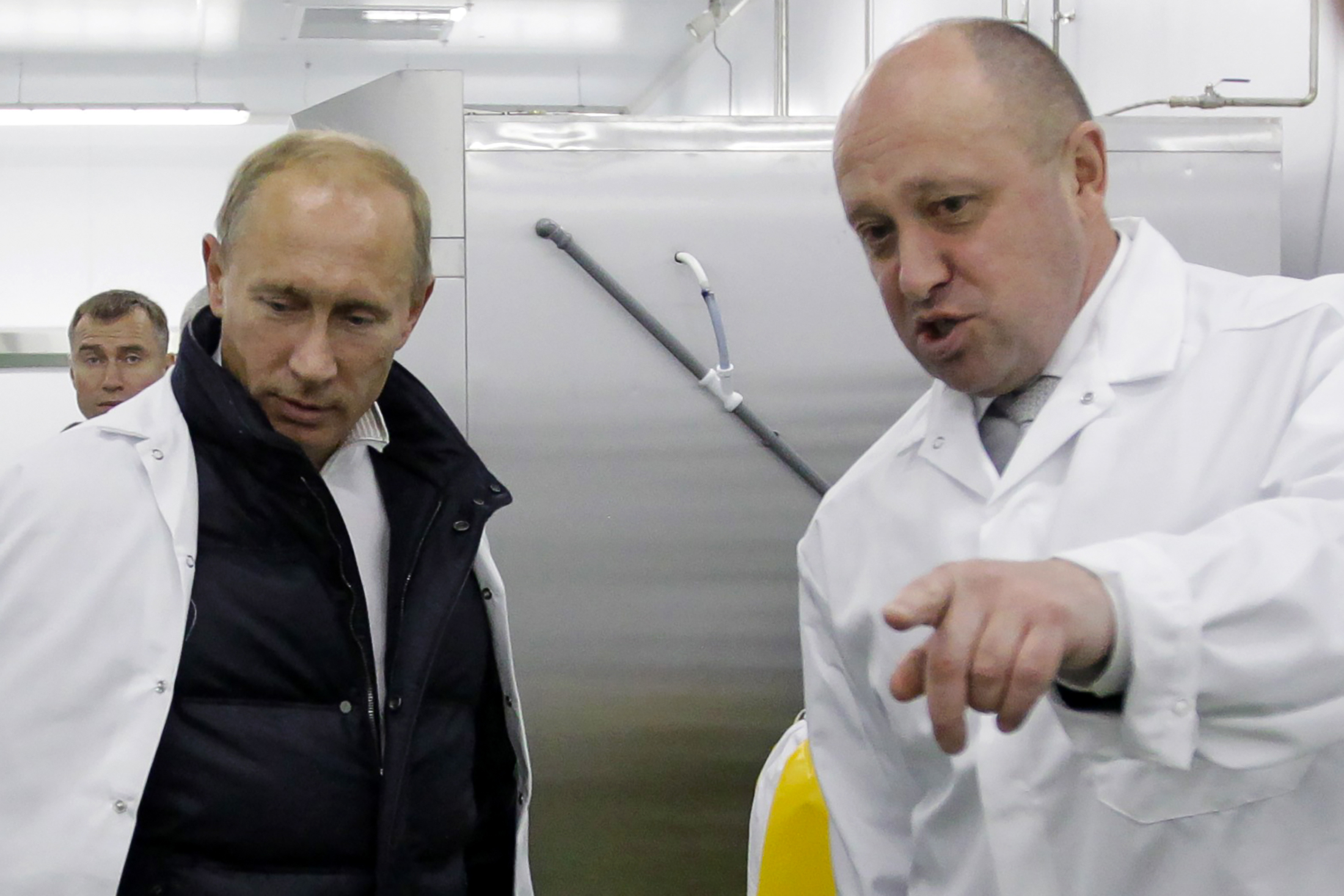 Eat or be eaten: Putin and Prigozhin in 2010.