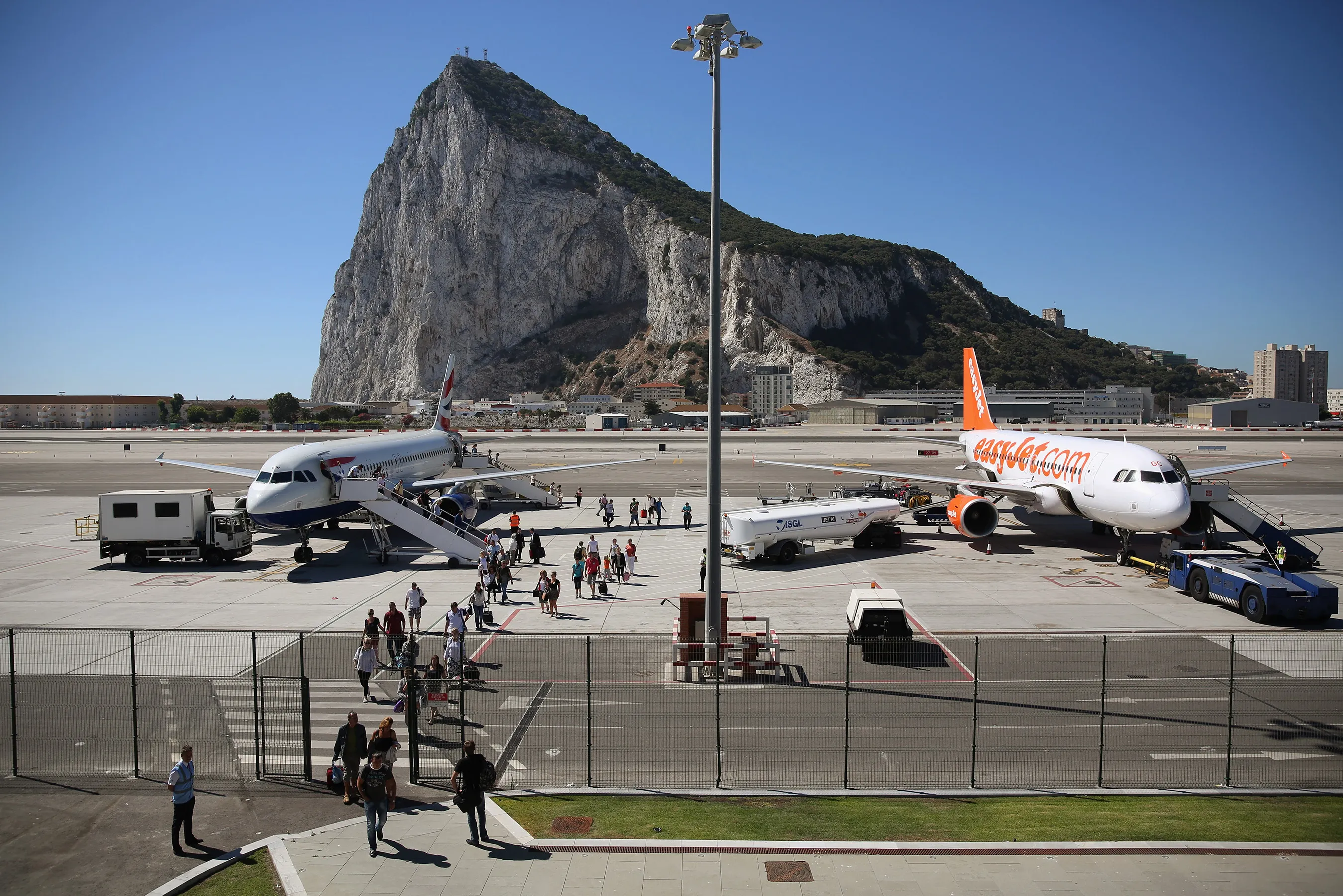Gibraltar International Airport.