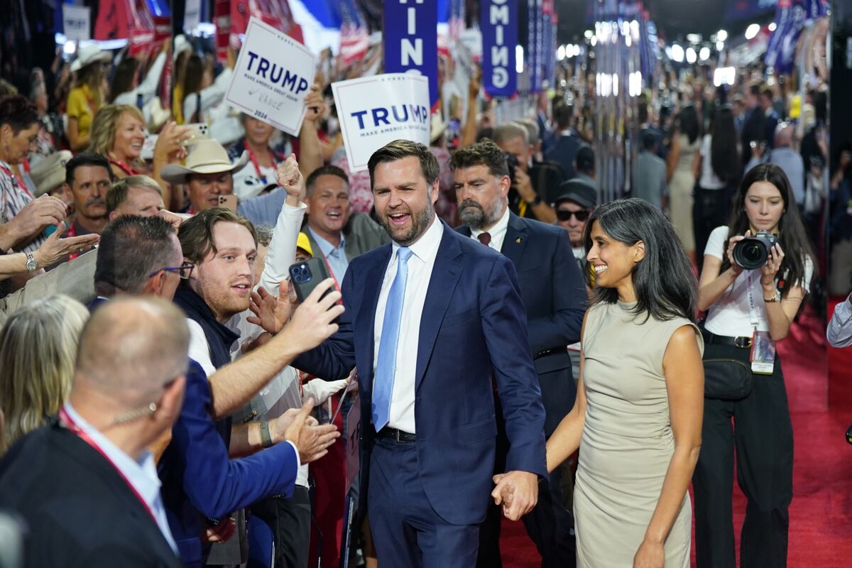 Donald Trump Vice Presidential Pick Is JD Vance - Bloomberg