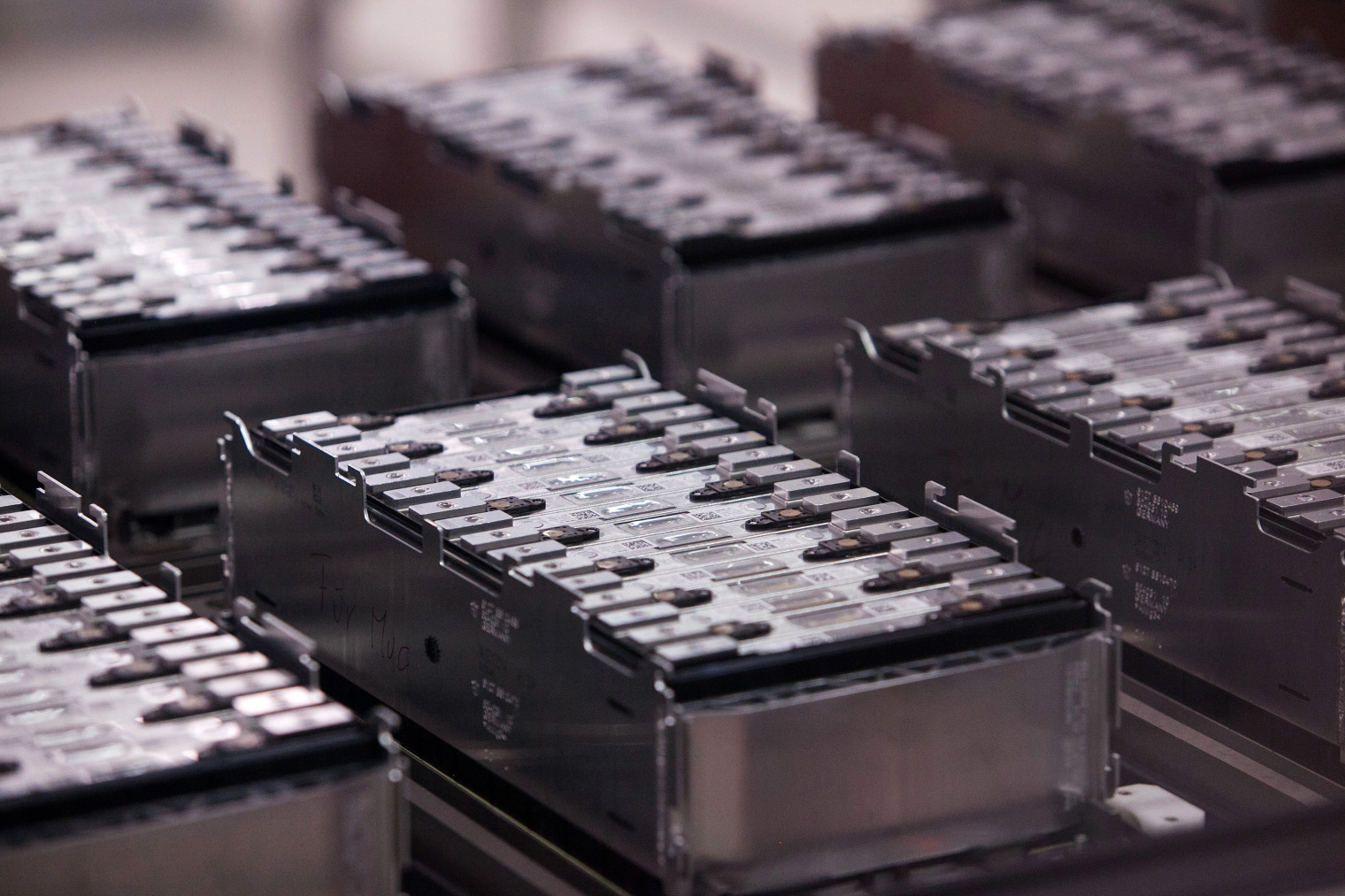 Electric Automobile Lithium-ion Battery Production At  Bayerische Motoren Werke AG Plant