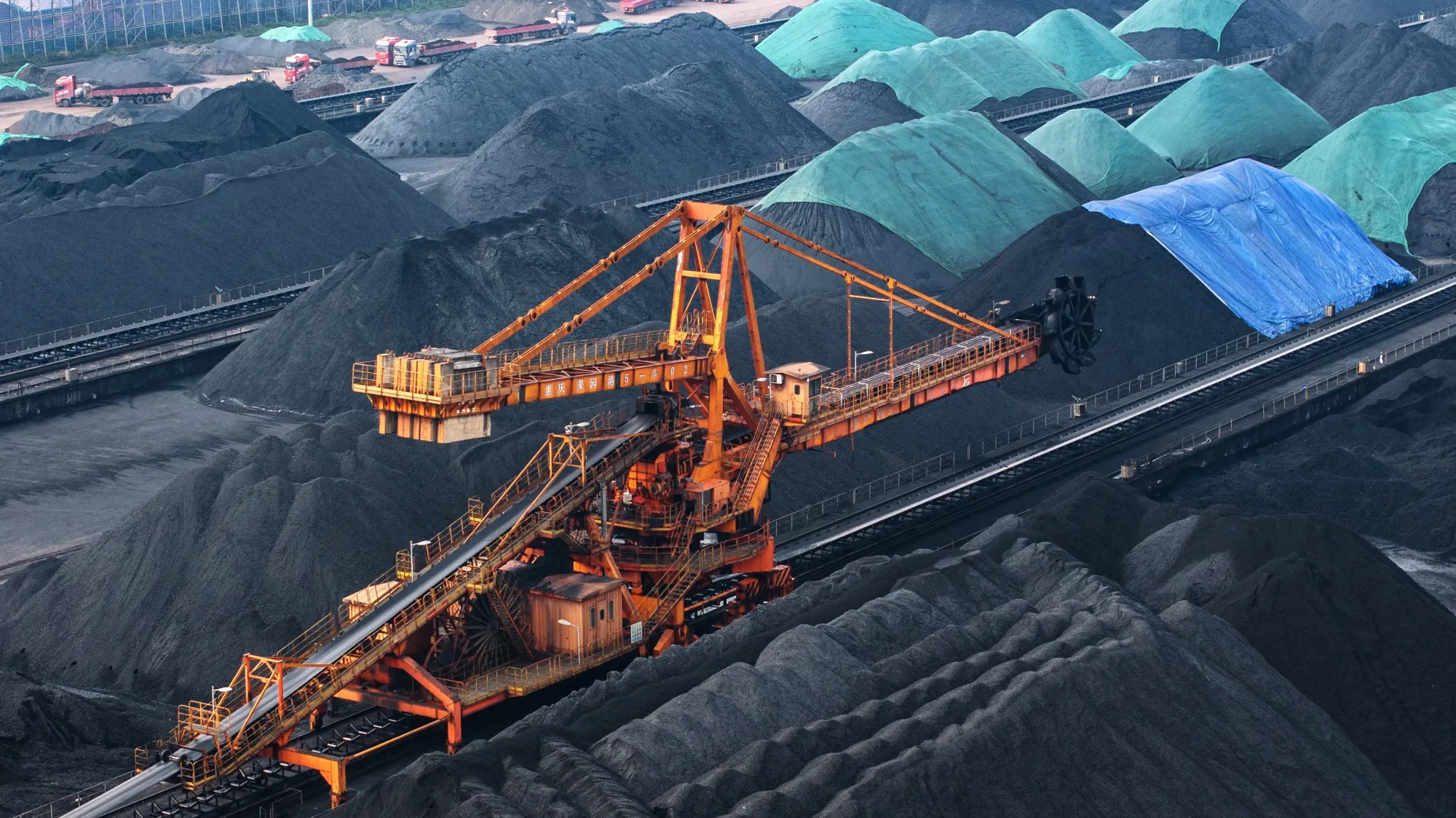A coal terminal in Chongqing, China.