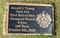 A plaque commemorating Trump's first hole in one on the course.