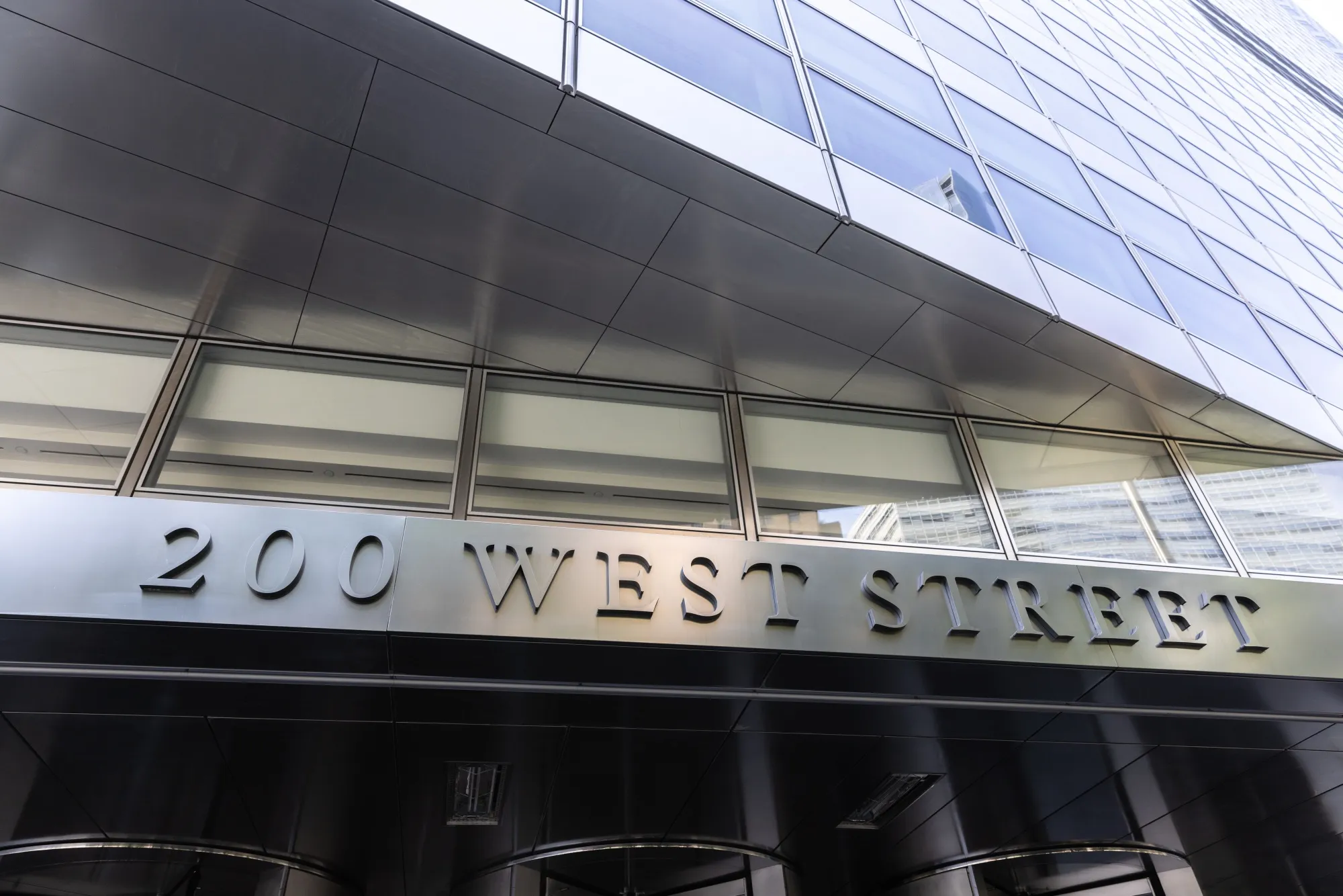 Goldman Sachs headquarters in New York, US.