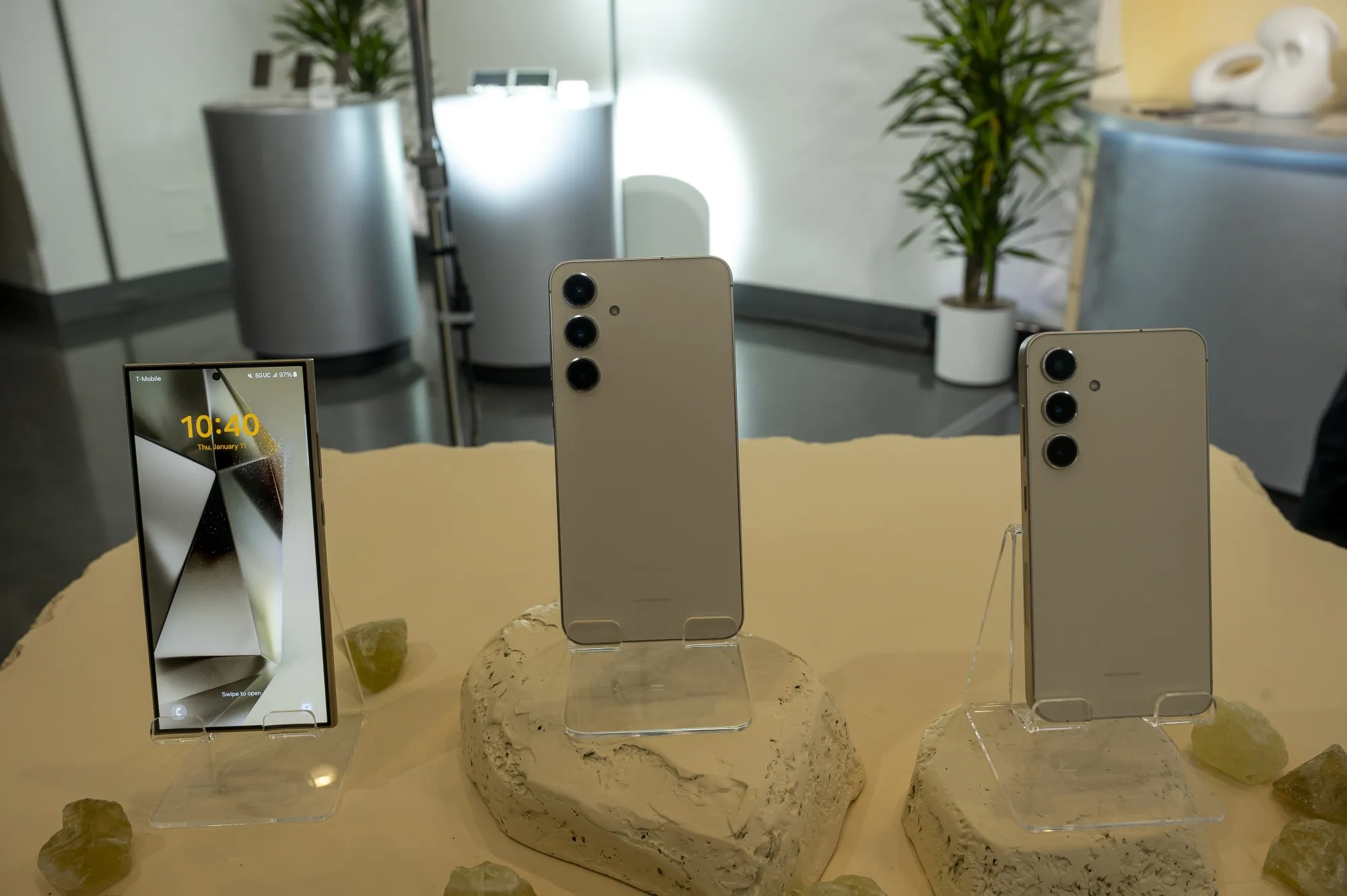 Samsung’s new S24, S24+ and S24 Ultra smartphones are designed to take advantage of Google-powered artificial intelligence.