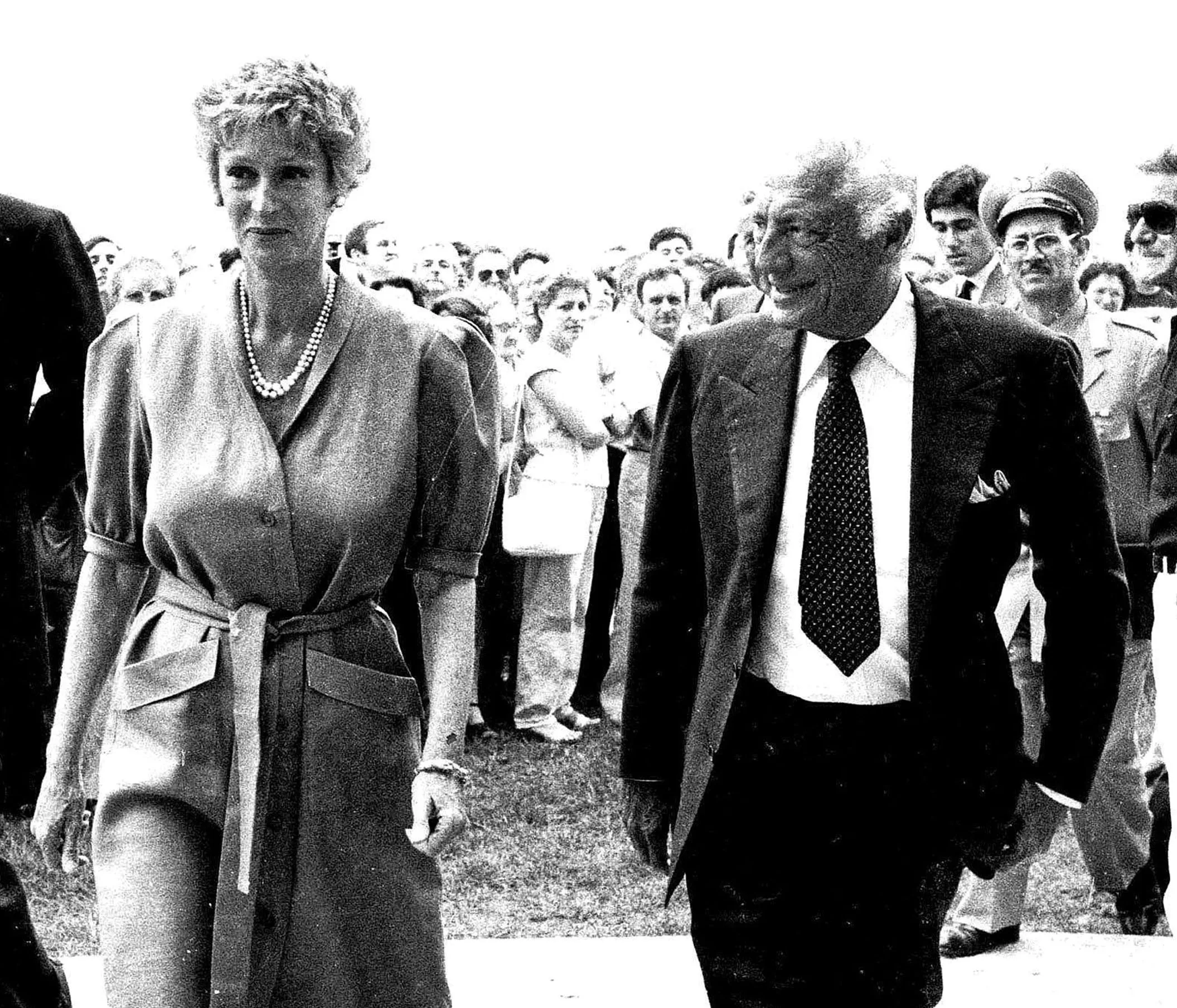 Marella Agnelli and Giovanni Agnelli in Turin. 